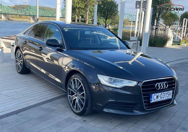 Audi A6 cena 77600 przebieg: 215000, rok produkcji 2014 z Sejny małe 529